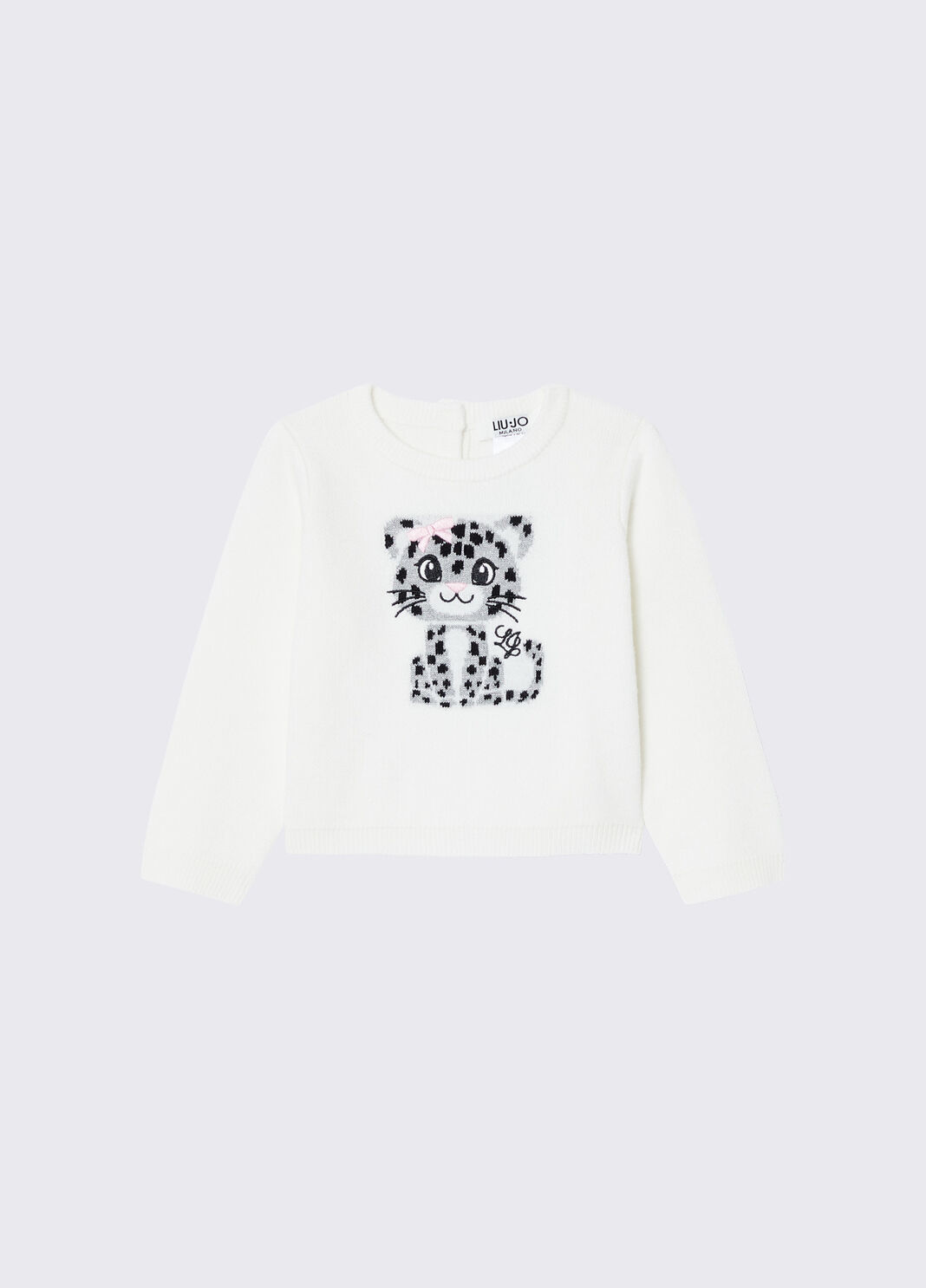 Jacquard-Pullover Wei&szlig; Liu Jo - large image number 0