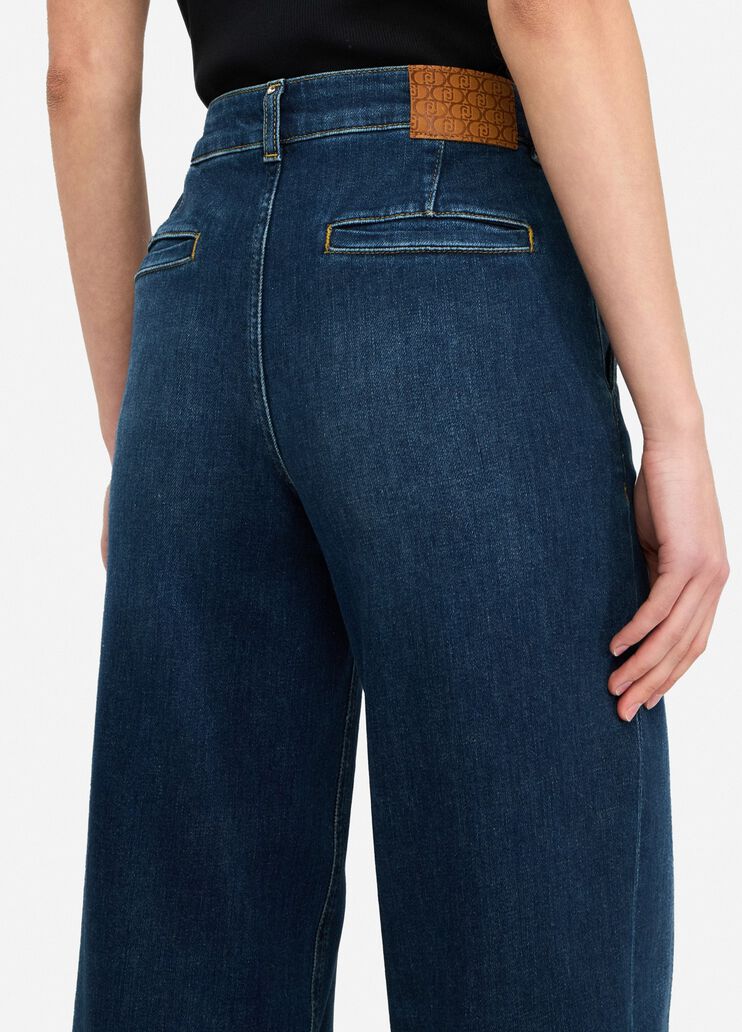 High-rise flared jeans light blue denim Liu Jo - large image number 4 High-rise flared jeans light blue denim Liu Jo - large image number 4