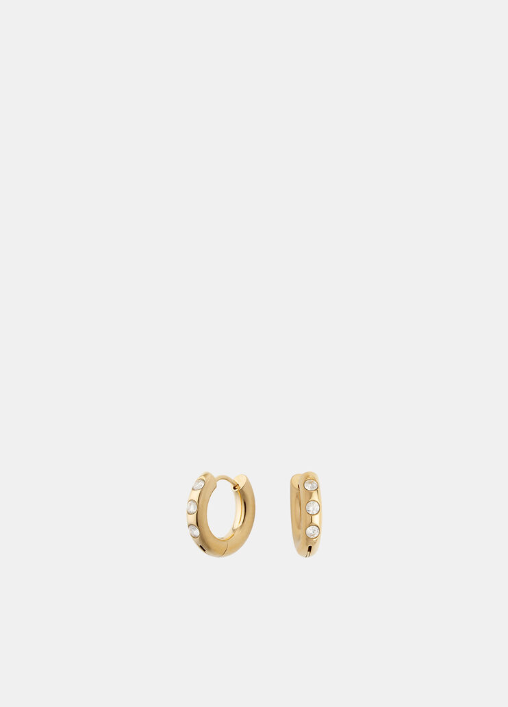 Diamanté earrings gold Liu Jo - medium Diamanté earrings gold Liu Jo - medium