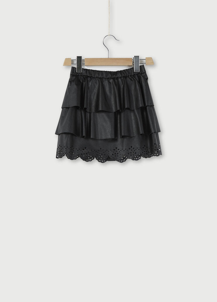 Mini skirt with frill details Black Liu Jo - large image number 1