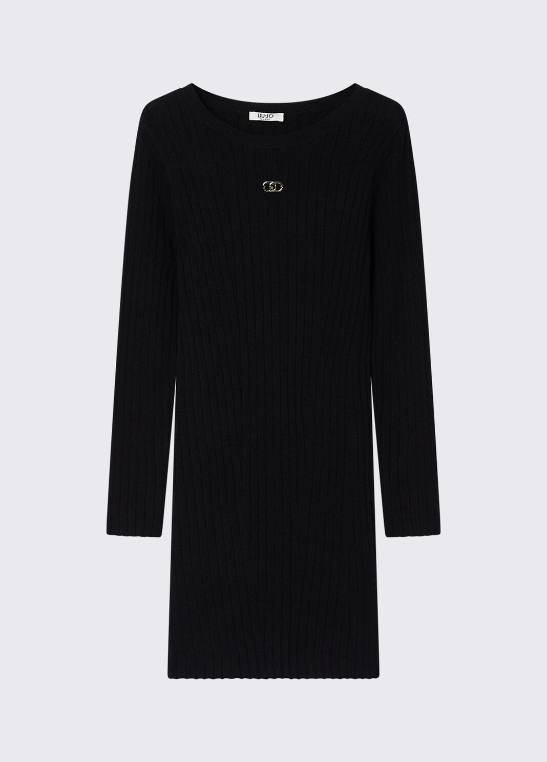 Short Knitted Dress black Liu Jo - large image number 2