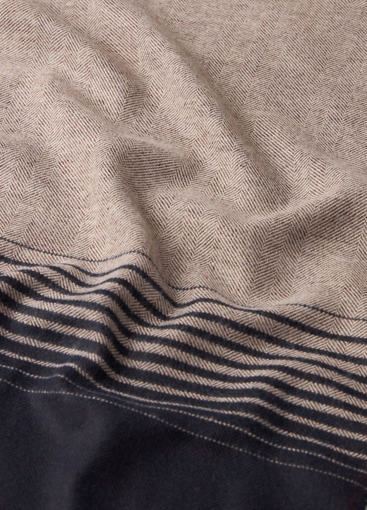 Gestreifte Strickstola Beige Liu Jo - large image number 4