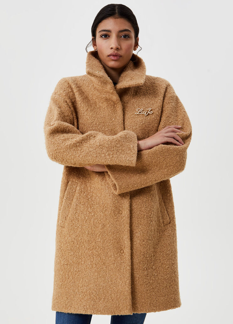 Faux fur winter coat Brown Liu Jo - large image number 0 Faux fur winter coat Brown Liu Jo - large image number 0