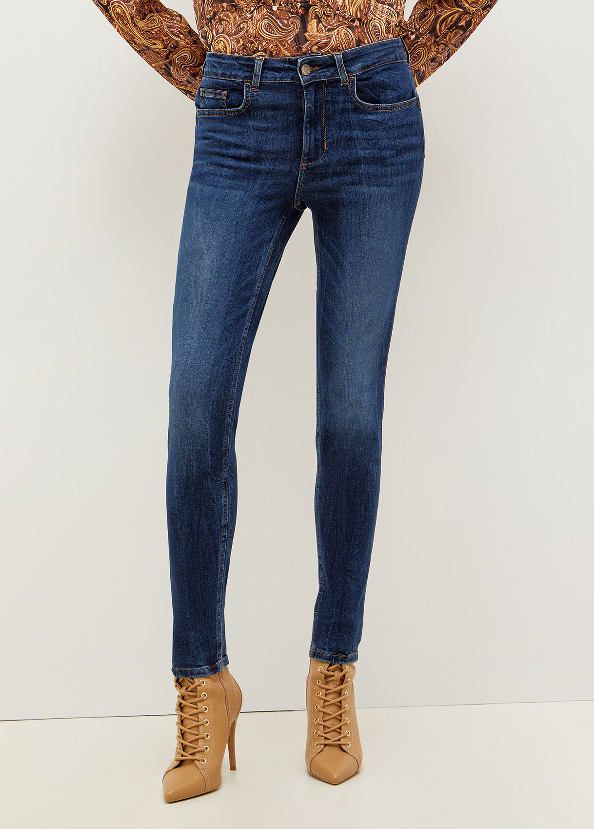 Dames Kleding voor voor Jeans voor Skinny jeans Liu Jo Denim Skinny Jeans Uf2016d4268 in het Blauw 