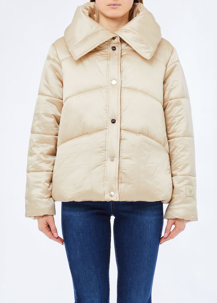 Giubbotto corto imbottito beige chiaro Liu Jo - medium