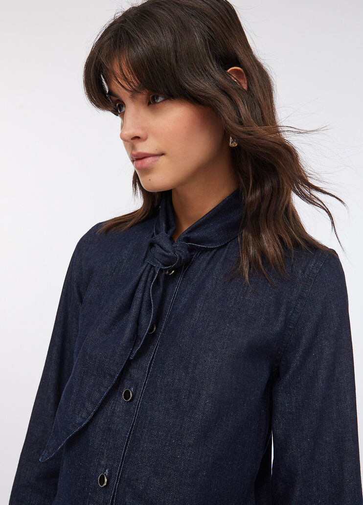Hemdblusenkleid aus Denim Klassische Waschung Liu Jo - medium