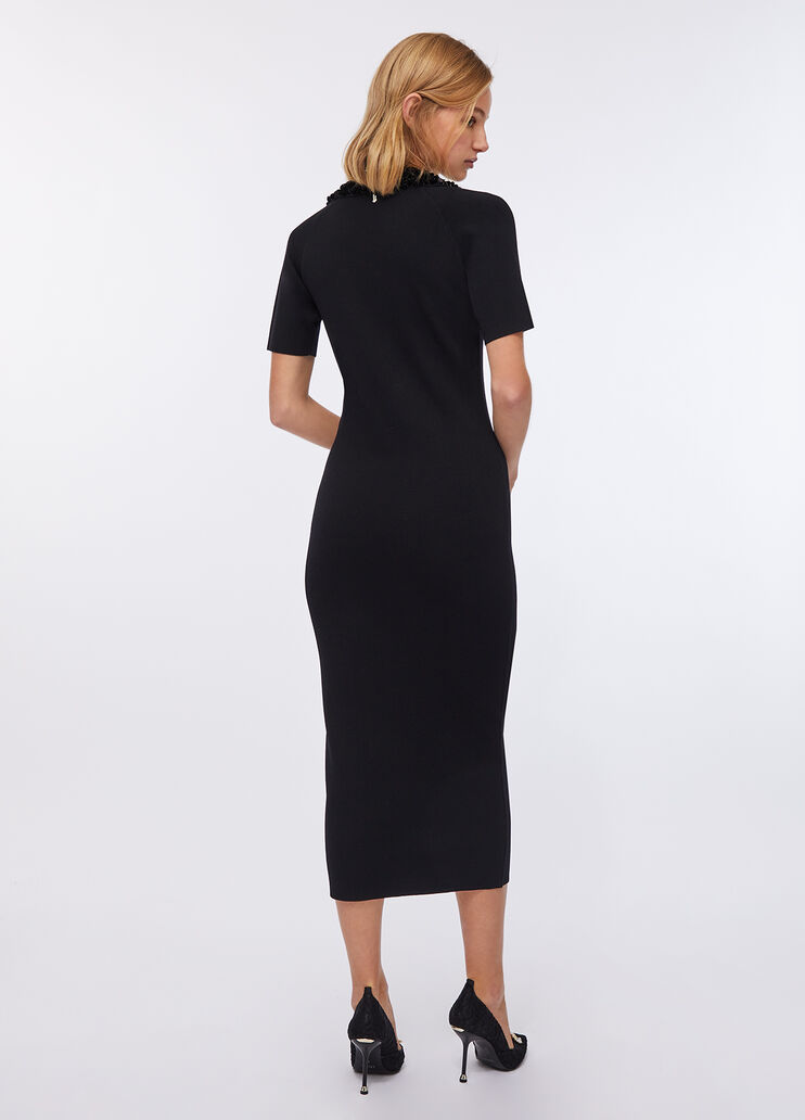 Robe avec paillettes noir Liu Jo - large image number 1