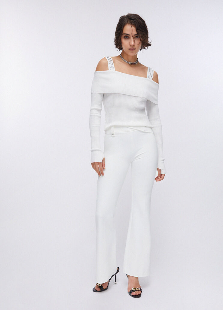 Oberteil mit Daumenloch Wollweiß Liu Jo - large image number 5