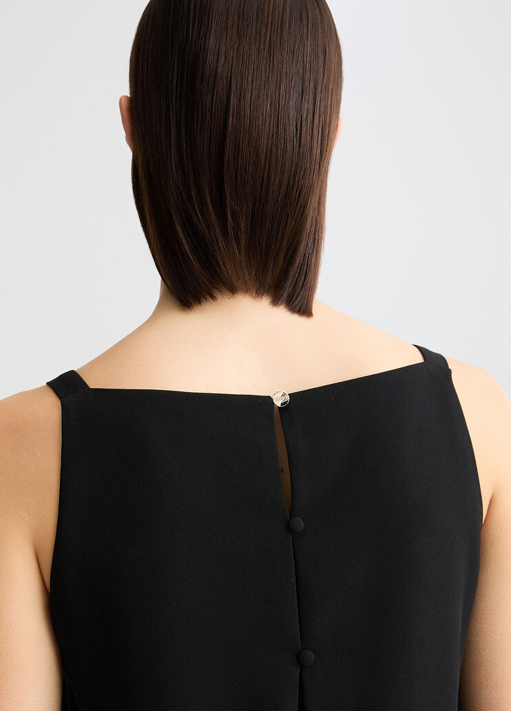 Black top with feathers black Liu Jo - large image number 4 Black top with feathers black Liu Jo - large image number 4