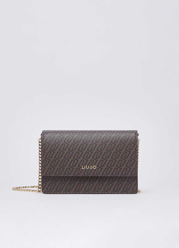 Small Monogram Crossbody Bag beige Liu Jo - medium