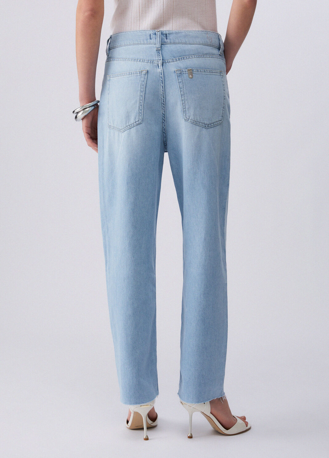 Gerade geschnittene Jeans Helles Denimblau Liu Jo - large image number 1