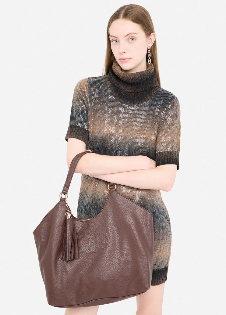 Large tote bag dark brown Liu Jo - medium Large tote bag dark brown Liu Jo - medium