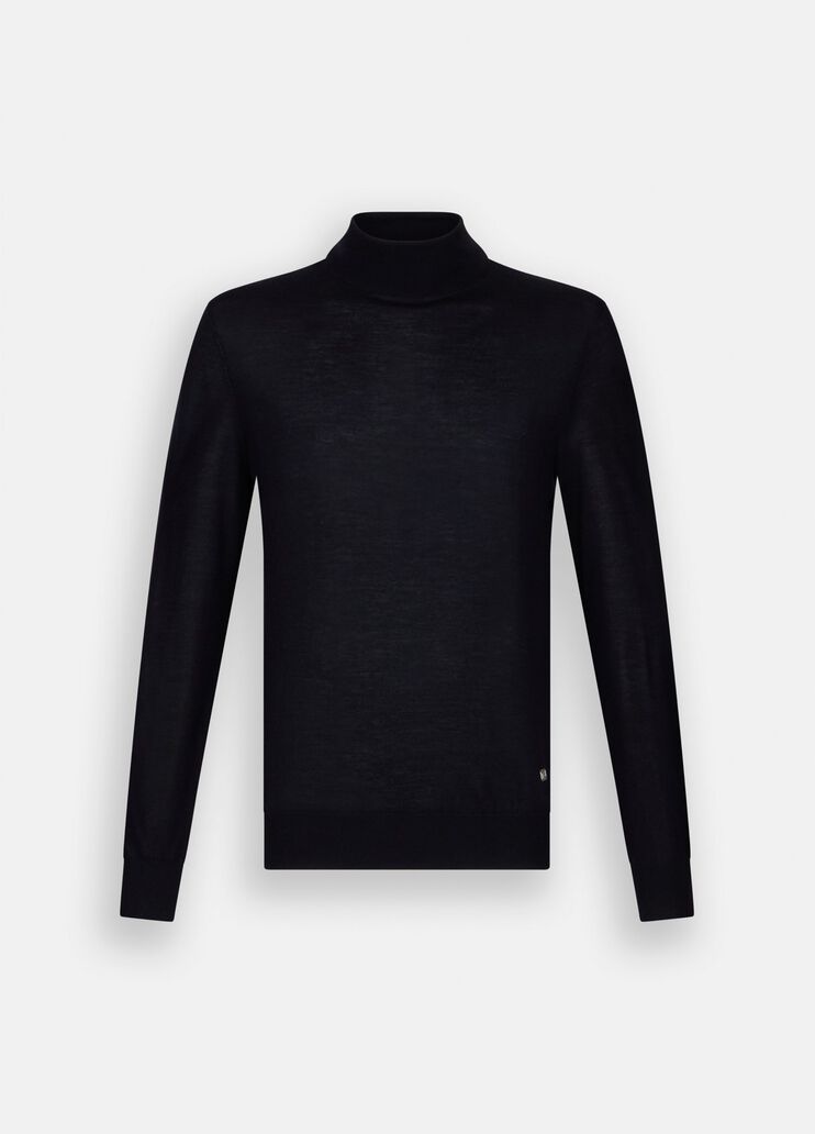 Rollkragenpullover aus Wolle Dunkelblau Liu Jo - large image number 6 Rollkragenpullover aus Wolle Dunkelblau Liu Jo - large image number 6