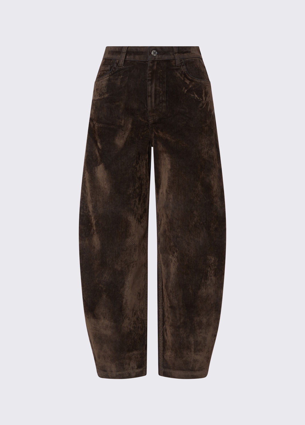 Balloon Velvet Trousers blue denim Liu Jo - large image number 6
