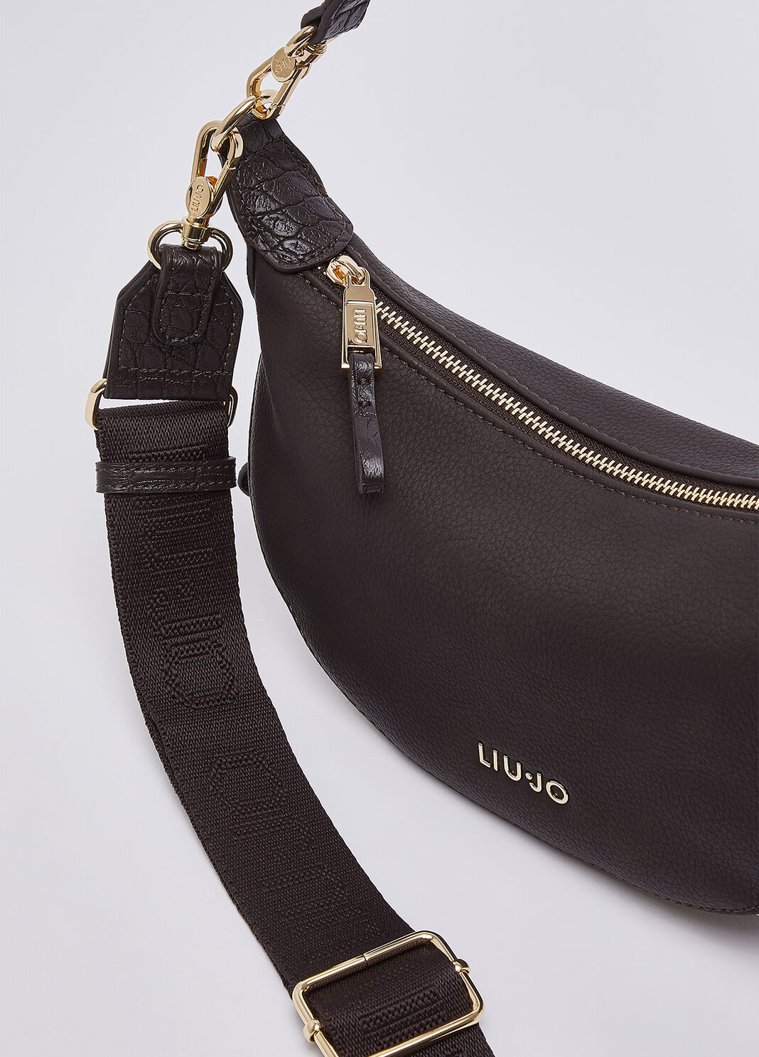 Small hobo bag dark brown Liu Jo - large image number 5