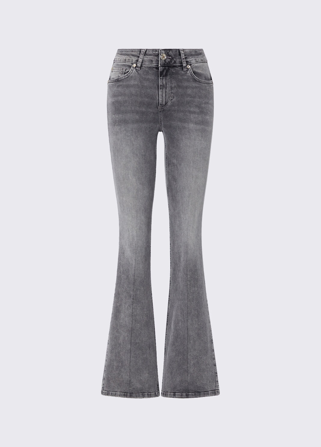 Bootcut-Jeans Denim-Grau Liu Jo - large image number 6