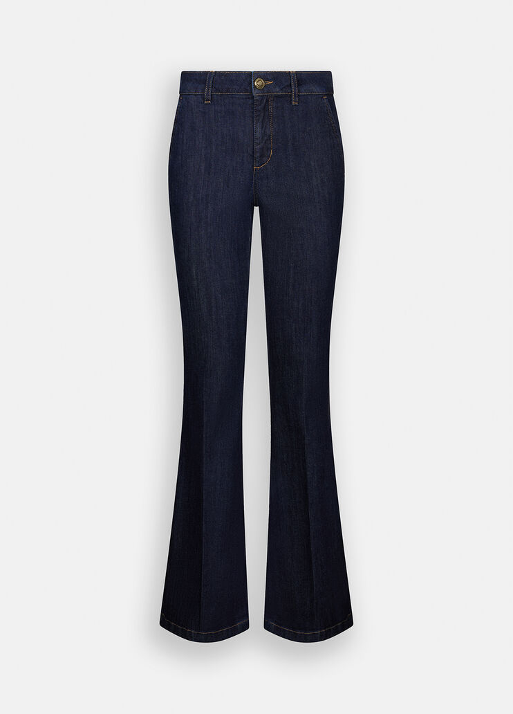 High-rise bootcut jeans blue denim Liu Jo - large image number 6 High-rise bootcut jeans blue denim Liu Jo - large image number 6