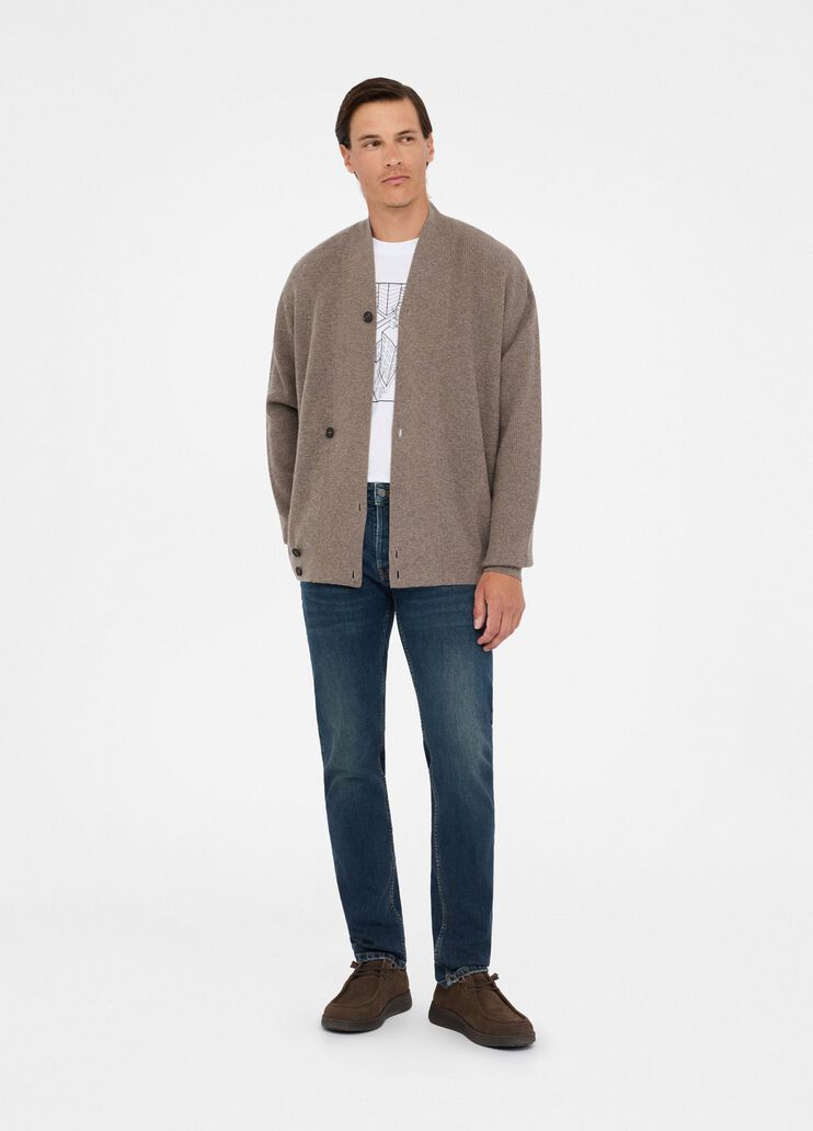 Cardigan aus Wolle und Kaschmir   Khaki Liu Jo - large image number 5 Cardigan aus Wolle und Kaschmir   Khaki Liu Jo - large image number 5