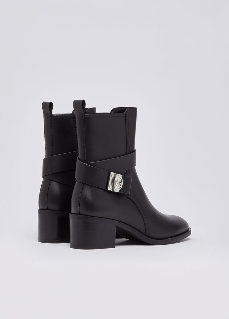Lederstiefeletten Schwarz Liu Jo - medium