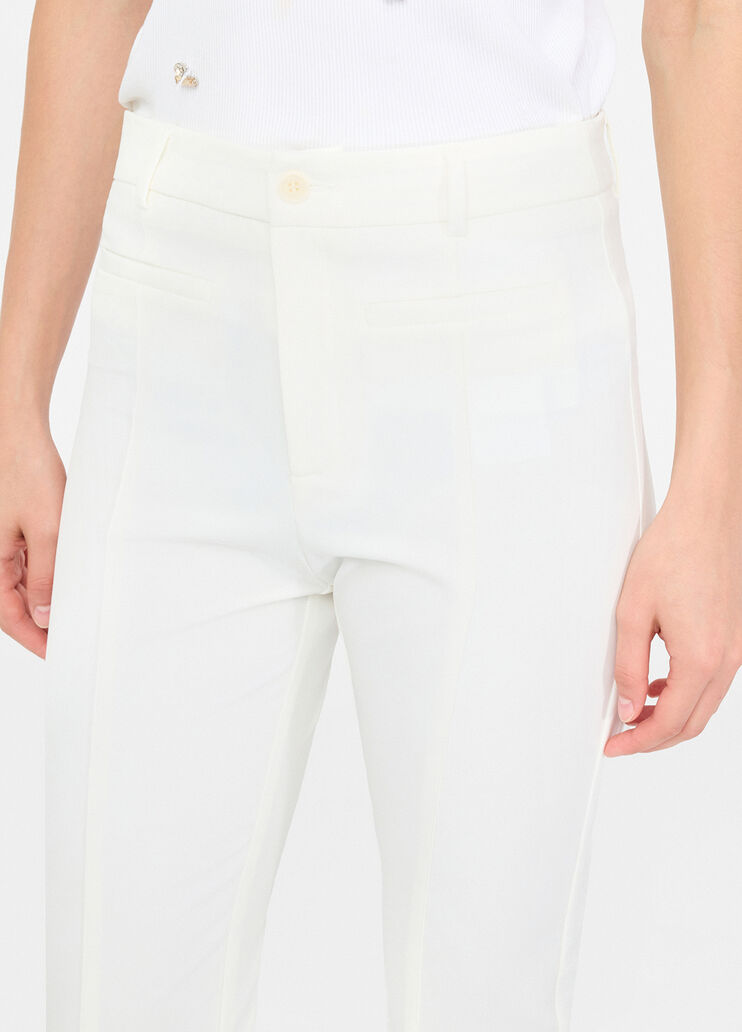 Pantalon skinny élégant blanc laine Liu Jo - large image number 2
