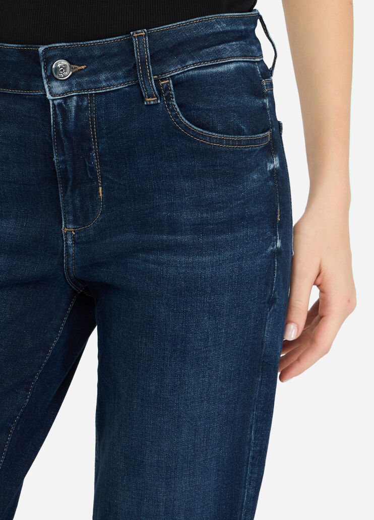 High-rise flared jeans dark blue denim Liu Jo - large image number 2 High-rise flared jeans dark blue denim Liu Jo - large image number 2