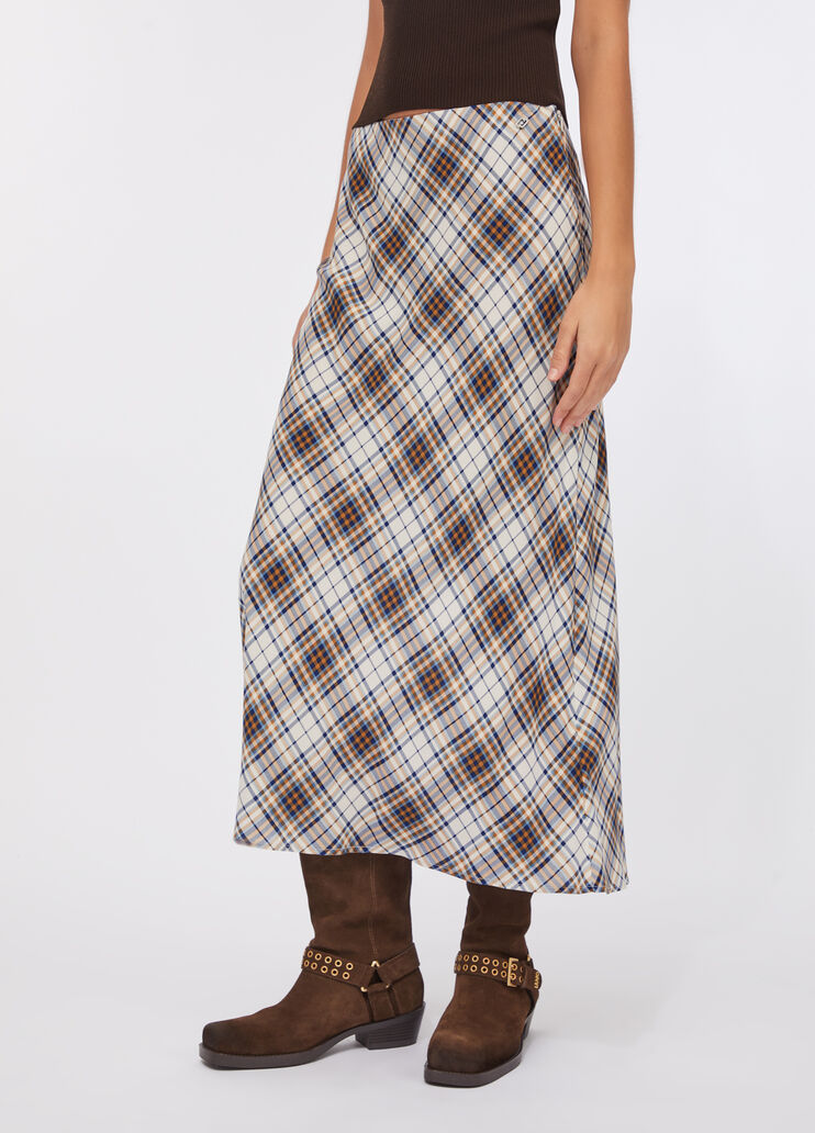 Langer karierter Rock Karomuster Liu Jo - large image number 0