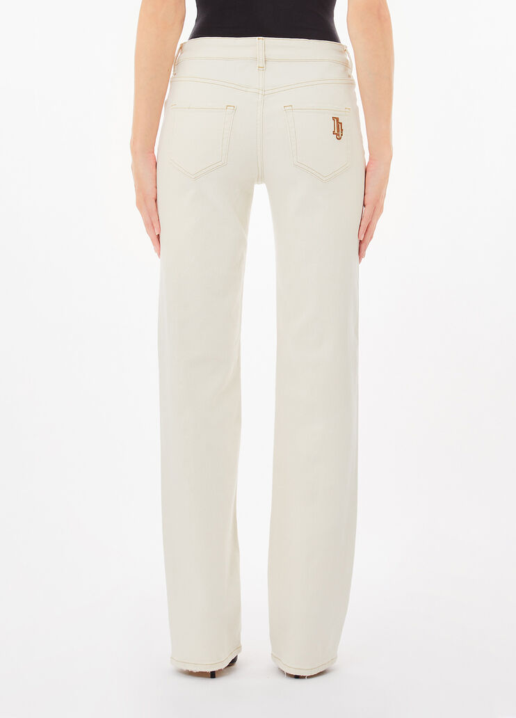Gerade geschnittene Jeans Ecru Liu Jo - medium