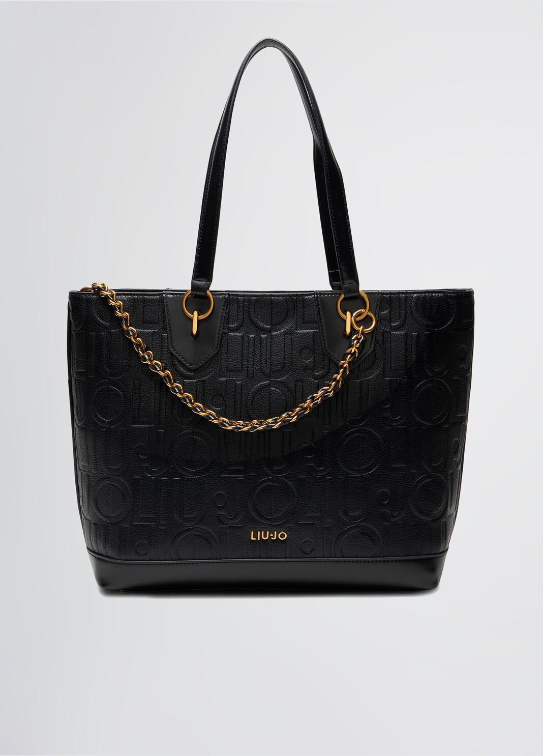 Medium tote bag with decorative charm black Liu Jo - large image number 2