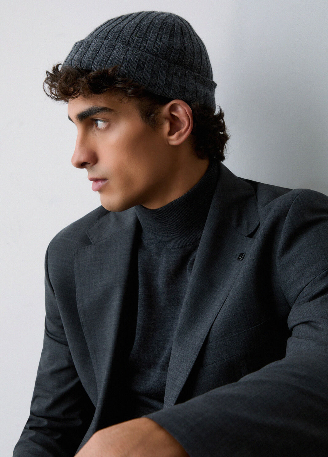 Beanie in wool and cashmere grey Liu Jo - large image number 0