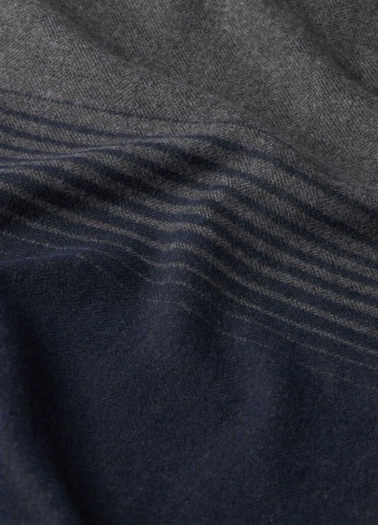 Gestreifte Strickstola Dunkelblau Liu Jo - large image number 4