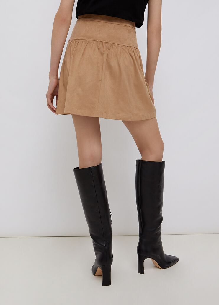 Mini skirt with buttons camel Liu Jo - large image number 1