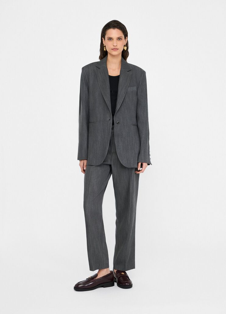 Straight-leg jeans grey denim Liu Jo - large image number 5 Straight-leg jeans grey denim Liu Jo - large image number 5
