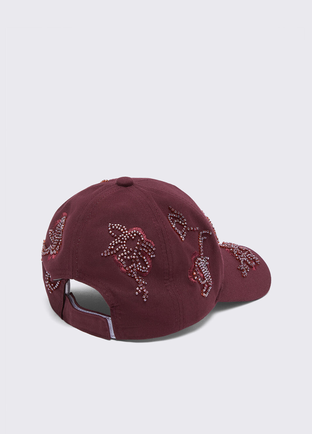 Embroidered Baseball Cap aubergine Liu Jo - large image number 2