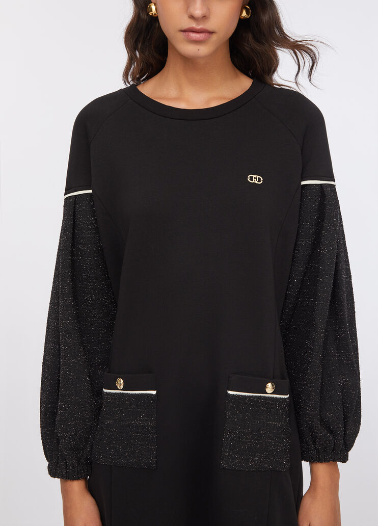 Sweatkleid Liu Jo Better Schwarz Liu Jo - medium