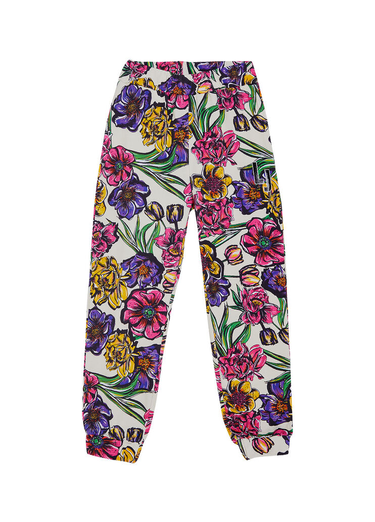 Fleece trousers floral Liu Jo - large image number 0