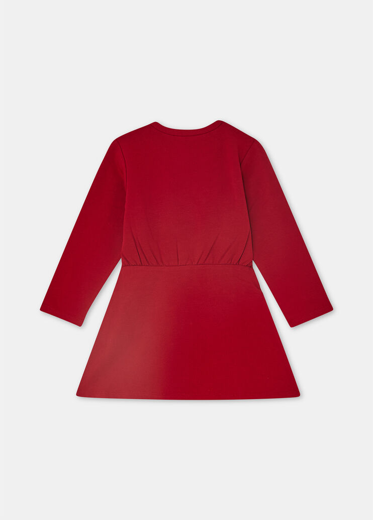 Sweatkleid mit Logo und Strass Rot Liu Jo - large image number 3 Sweatkleid mit Logo und Strass Rot Liu Jo - large image number 3