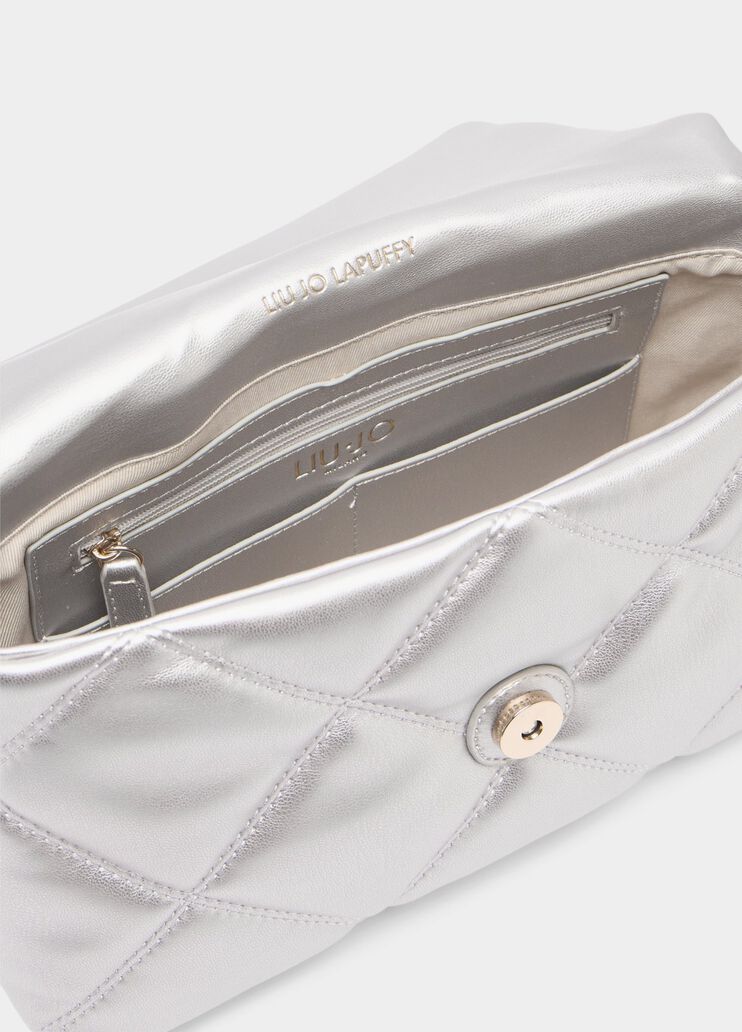 Medium quilted LaPuffy bag silver Liu Jo - large image number 6