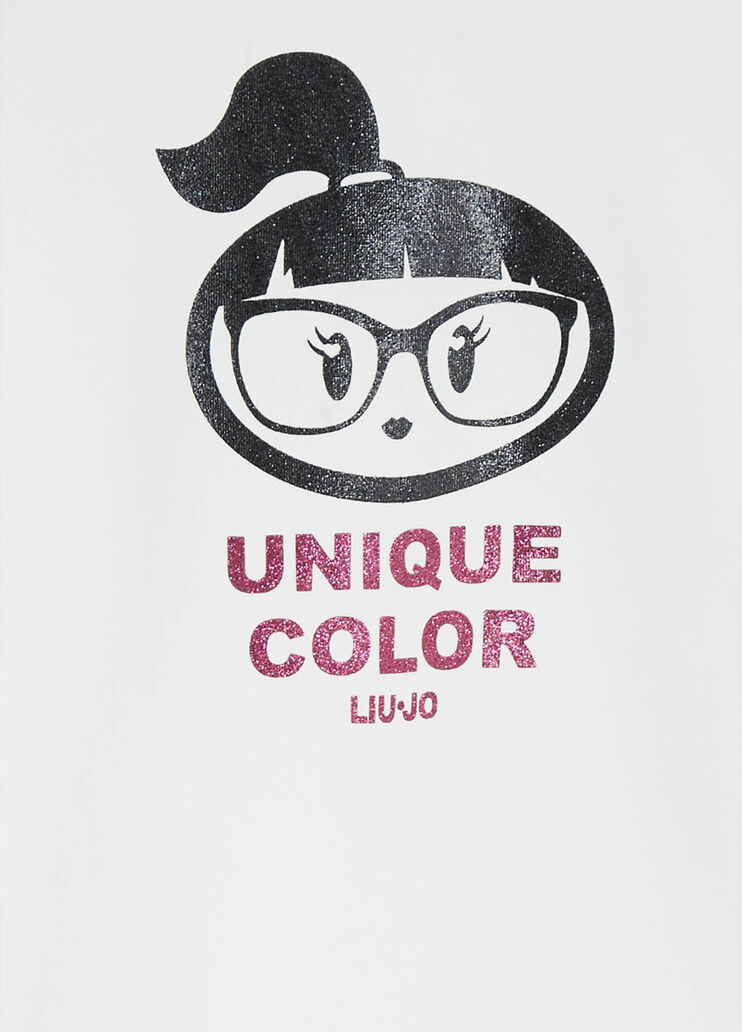 T-shirt with print White Liu Jo - large image number 2