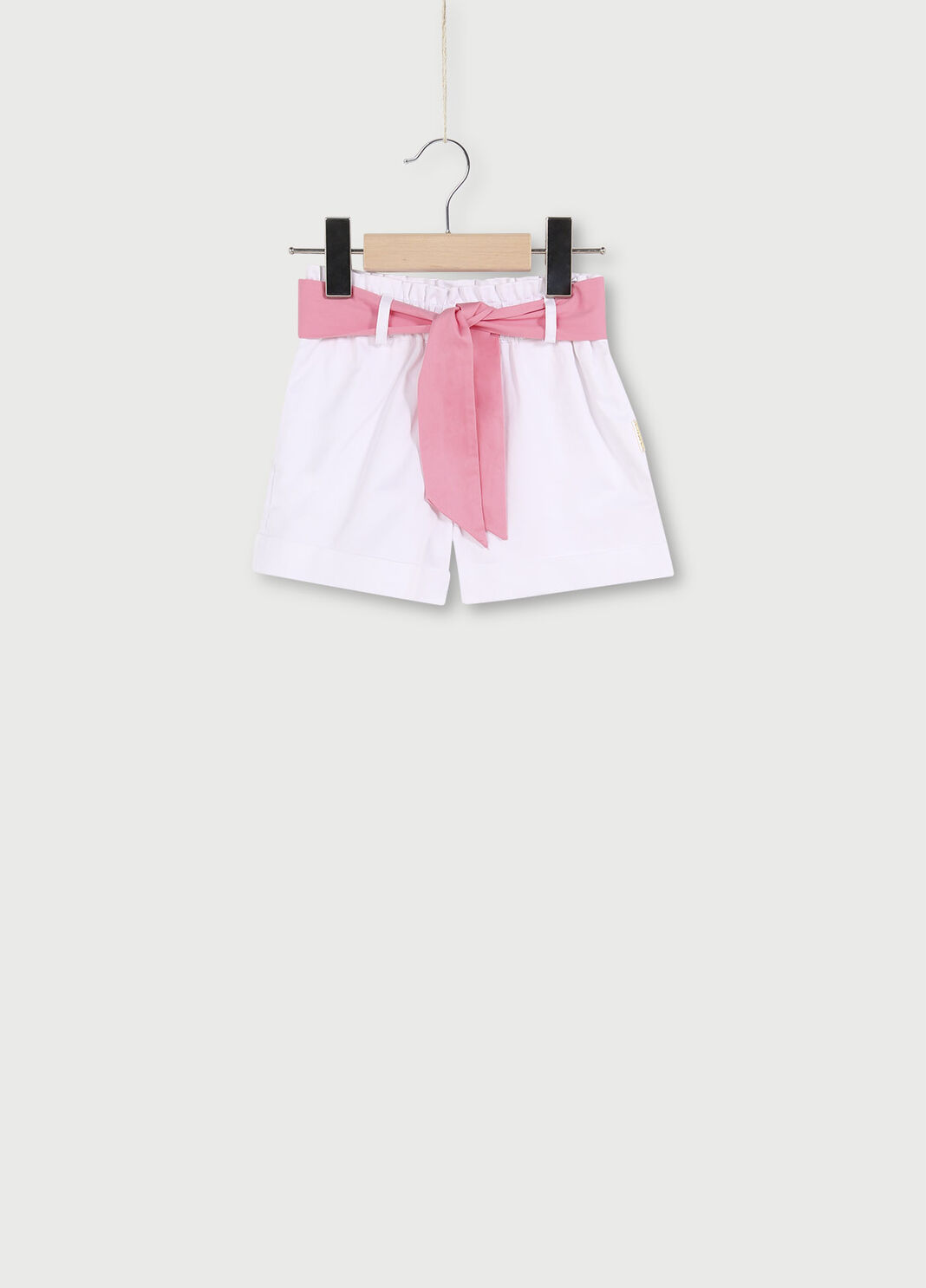 Short bambina con fiocco Bianco Liu Jo - large image number 0