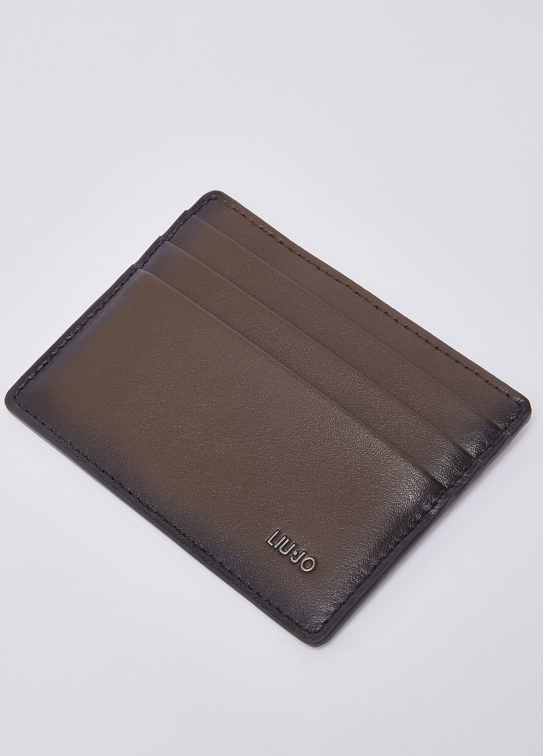 Leather cardholder chocolate Liu Jo - large image number 3