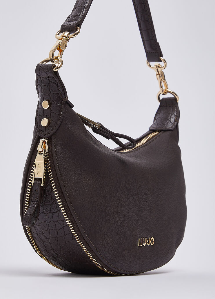 Small hobo bag dark brown Liu Jo - medium