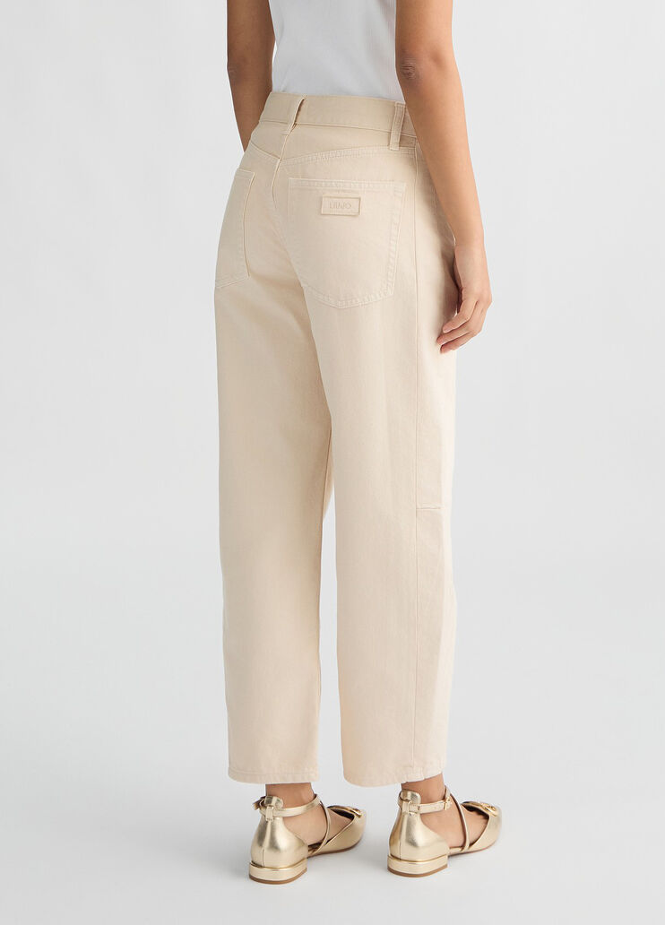Balloon jeans light beige Liu Jo - large image number 1