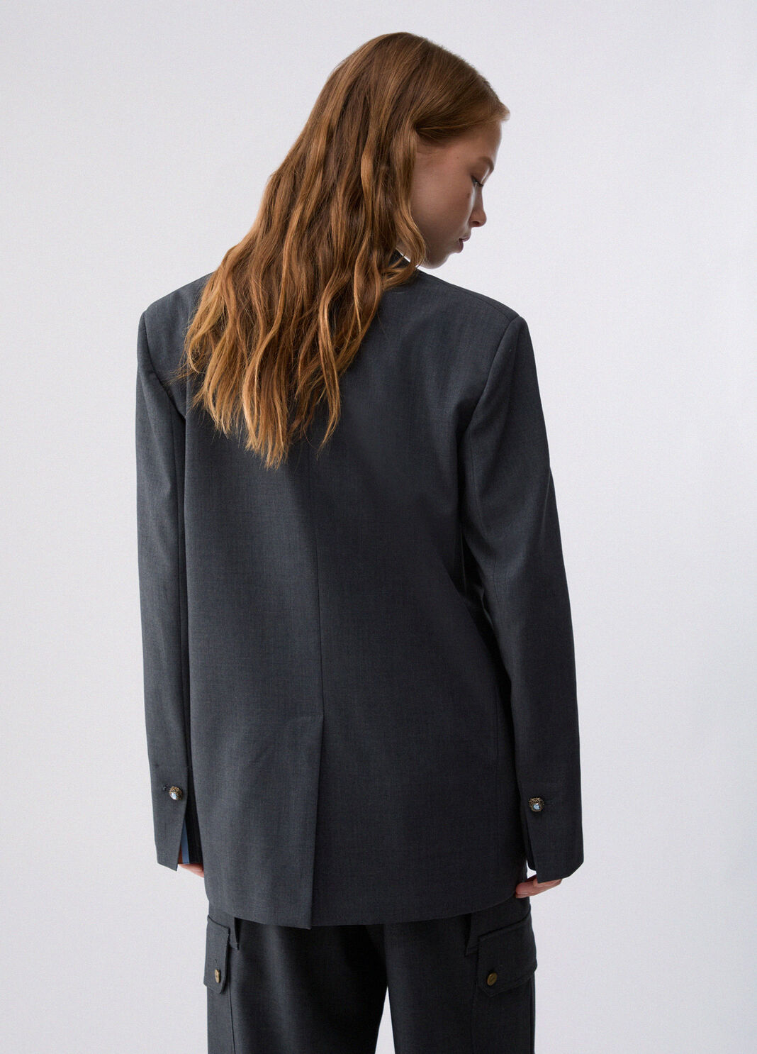 Blazer de franela verde oscuro Liu Jo - large image number 1