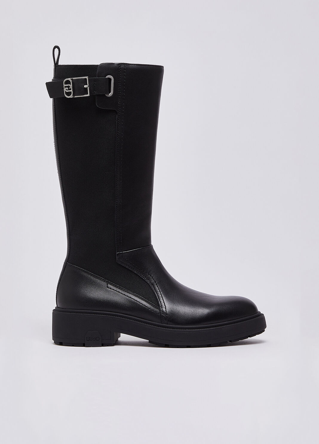 Hohe Stiefel aus Leder Schwarz Liu Jo - large image number 0