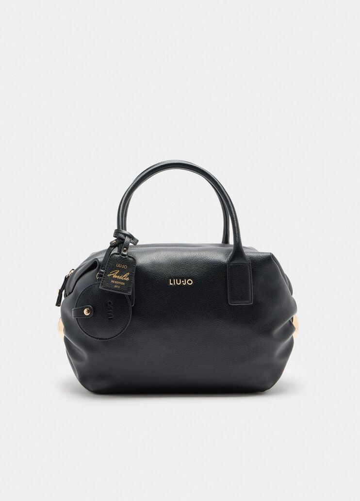 Borsa grande con charm nero Liu Jo - medium