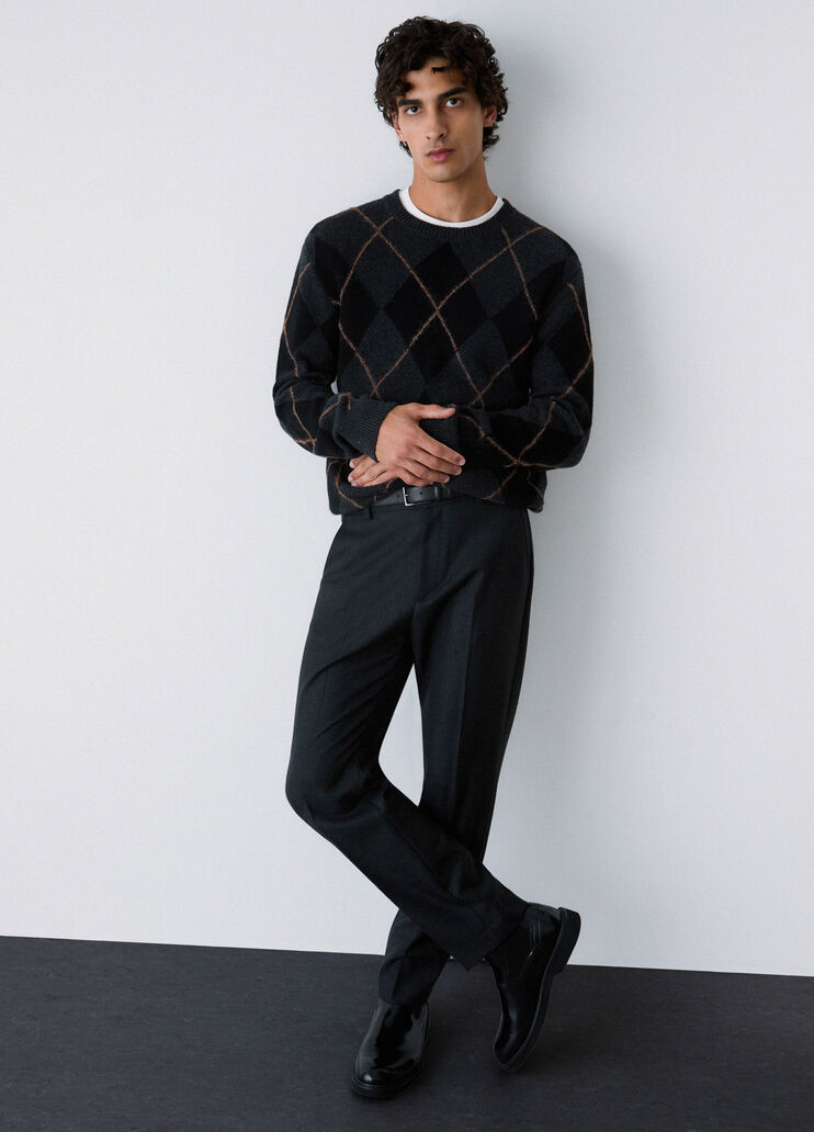Chino trousers regular fit grey m&eacute;lange Liu Jo - medium