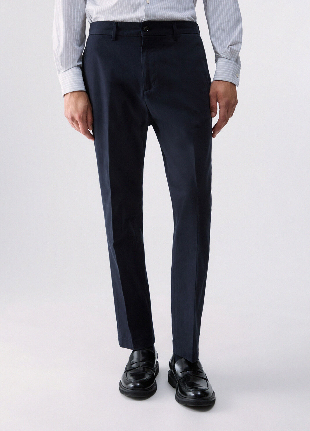 Chino trousers regular fit dark blue Liu Jo - large image number 0