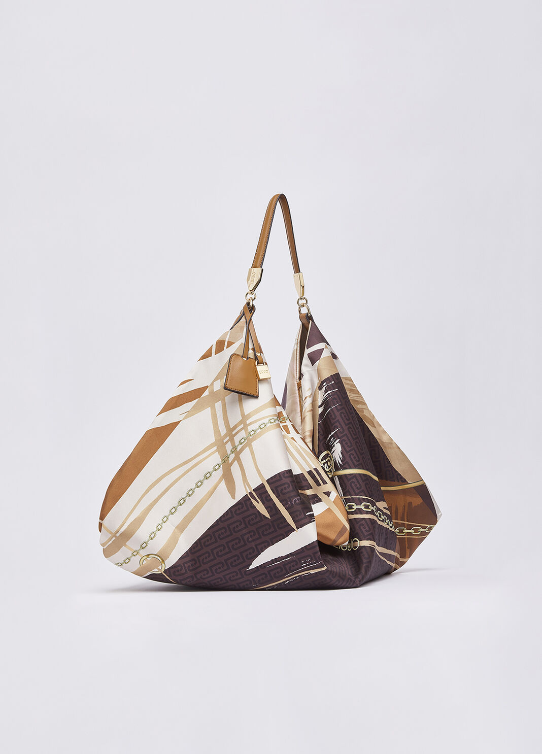 Sac foulard moyen mod&egrave;le chocolat Liu Jo - large image number 2