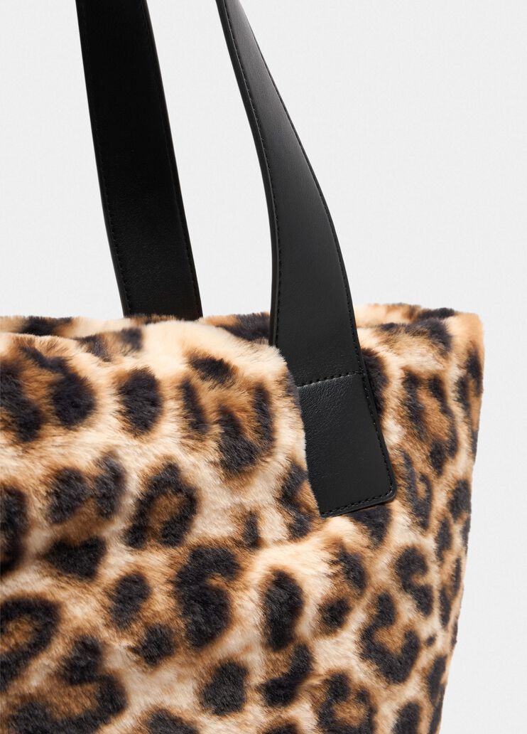 Borsa hobo grande in pelliccia sintetica maculato Liu Jo - large image number 5 Borsa hobo grande in pelliccia sintetica maculato Liu Jo - large image number 5