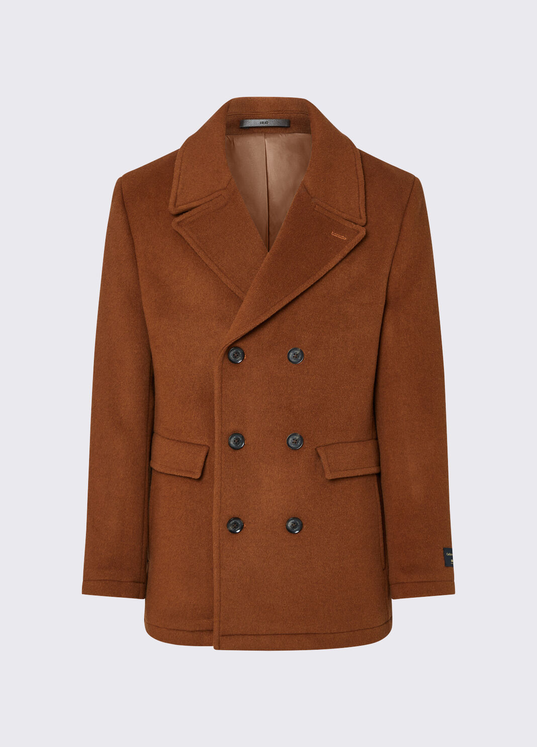 Wool and Cashmere Peacoat brown Liu Jo - large image number 6